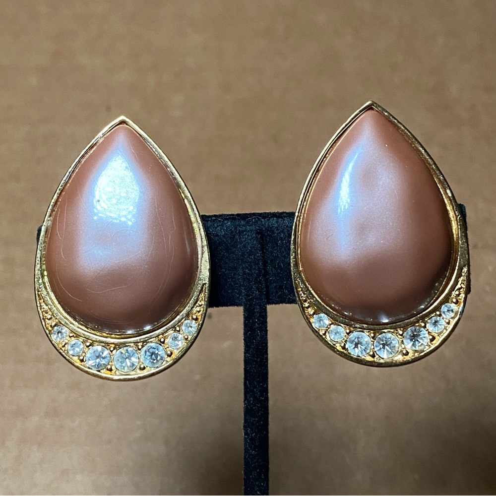 Vintage Yves Saint Laurent Teardrop Earrings
